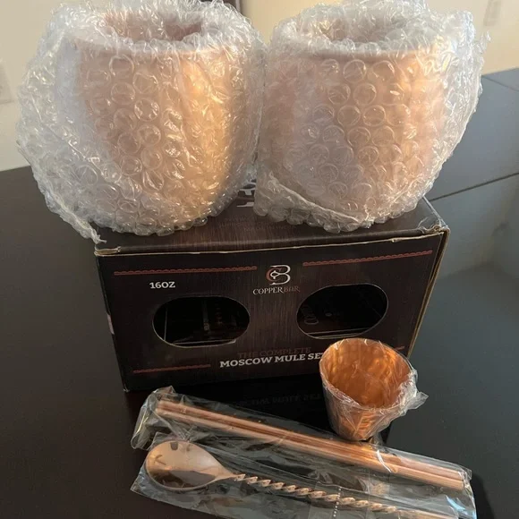 Moscow Mule Copper Set - Picture 2 of 5